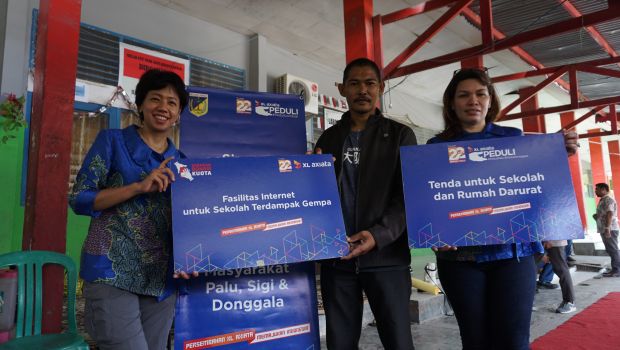 XL Axiata Tegaskan Komitmen Pemulihan Sulawesi Tengah