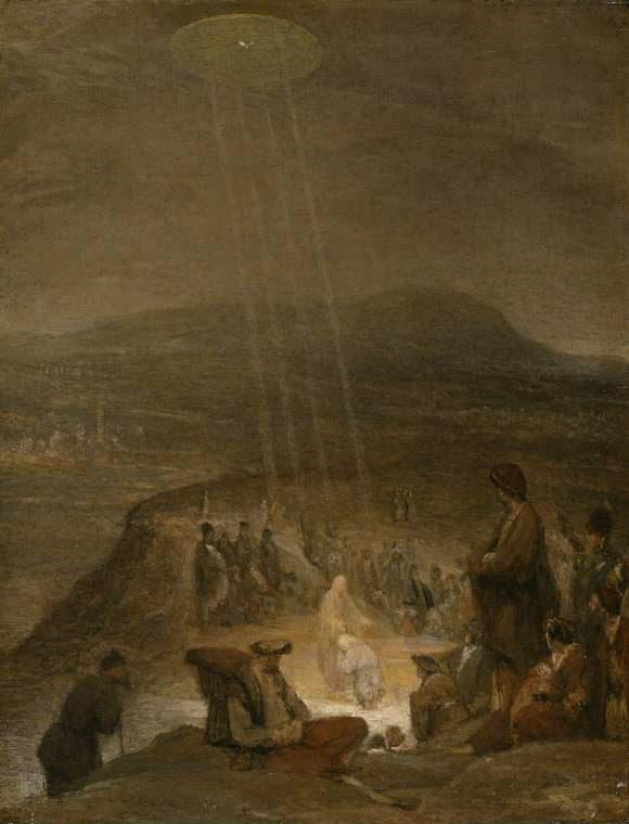 Lukisan Kuno di Gereja Katedral Ungkap Ada UFO Saat Yesus Disalip
