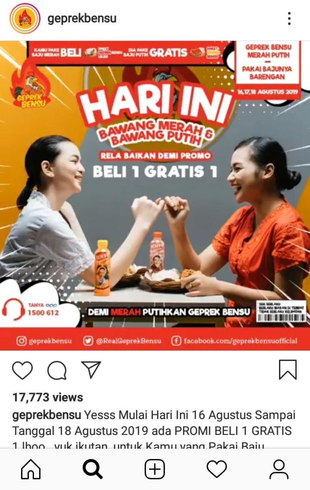 Makan Murah, Ini Daftar Promo HUT RI di Restoran Cepat Saji