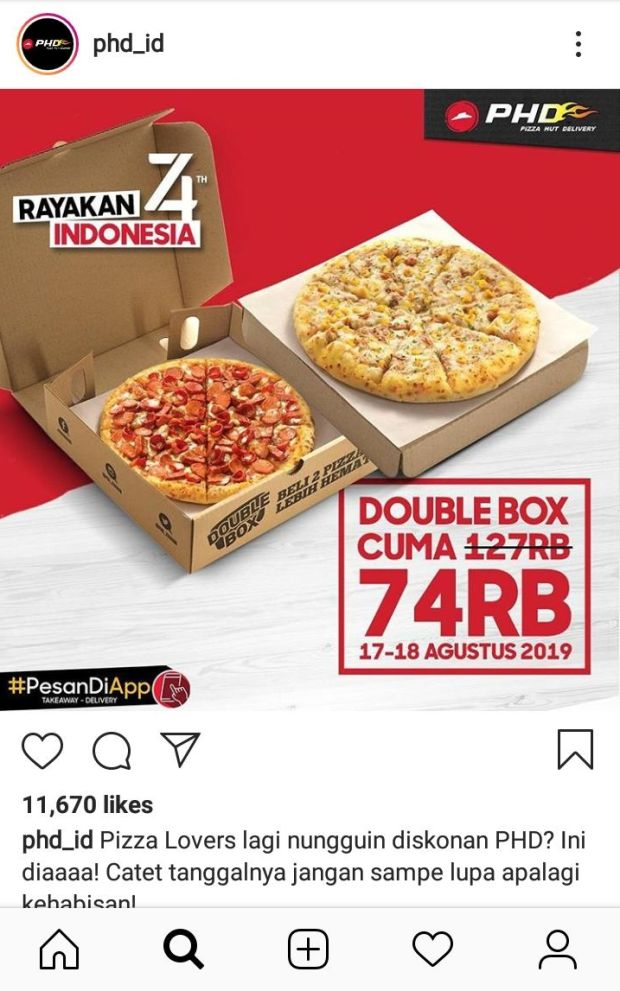 Makan Murah, Ini Daftar Promo HUT RI di Restoran Cepat Saji