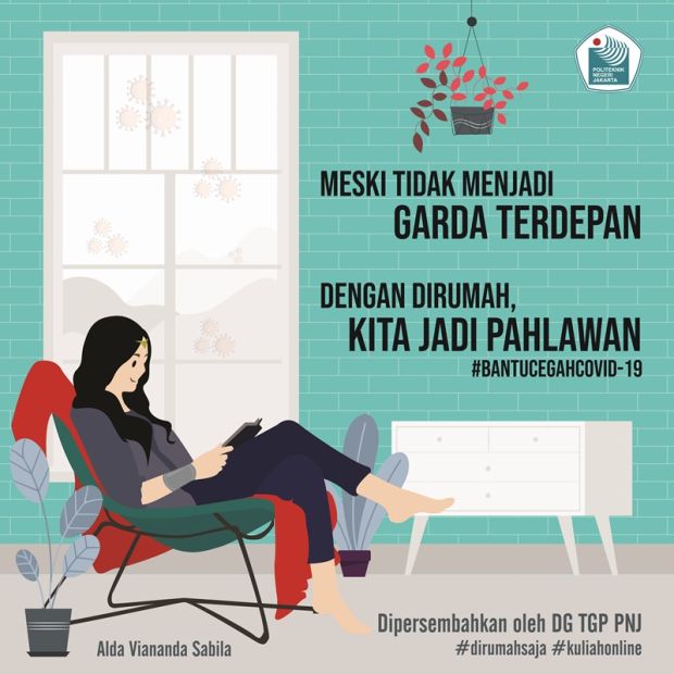 Anti Gabut-Gabut Club, Mahasiswa Desain Grafis Bikin Poster Edukasi COVID-19