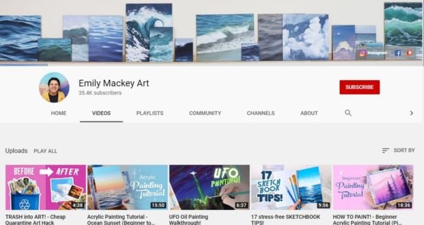 Mau Belajar Melukis? Ini Rekomendasi Channel YouTube untuk Pemula