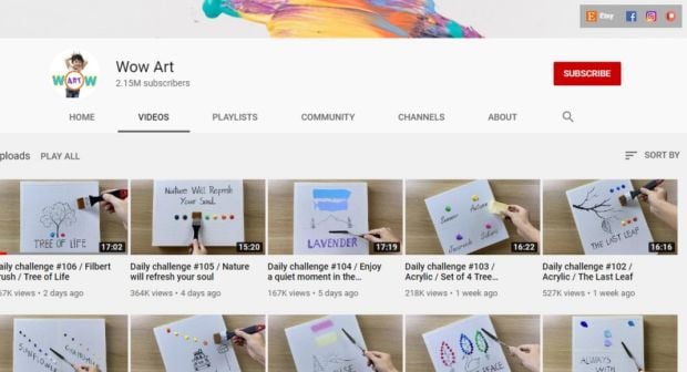 Mau Belajar Melukis? Ini Rekomendasi Channel YouTube untuk Pemula