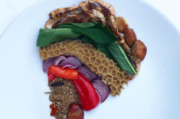 Kreatif, Seniman Asal Nigeria Ubah Makanan Menjadi Karya Seni
