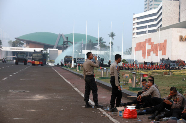 Begini Kondisi Terkini di Depan Gedung DPR/MPR Pascaaksi Unjuk Rasa