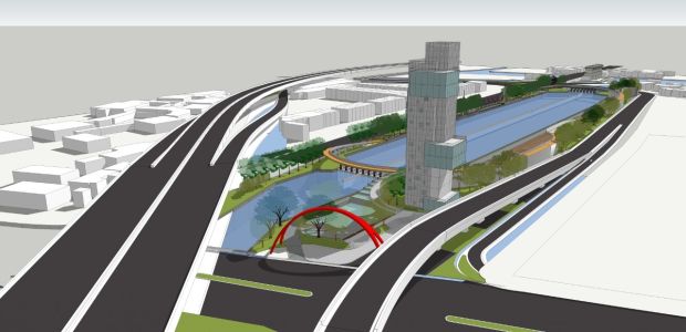 Pembangunan Wisata Air Kalimalang Mirip Sungai Cheonggyecheon Dimulai