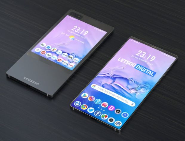 Samsung Patenkan Smartphone dengan Dua Layar, Begini Bentuknya