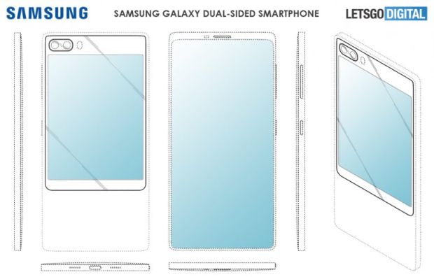 Samsung Patenkan Smartphone dengan Dua Layar, Begini Bentuknya