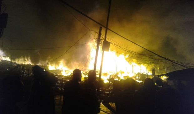 Kebakaran Hebat, 100 Rumah di Asmat Papua Ludes Dilalap Api