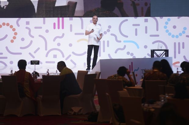 HR Director Antam Luki Suardi Sampaikan Paparan di Indonesia HR Summit 2019