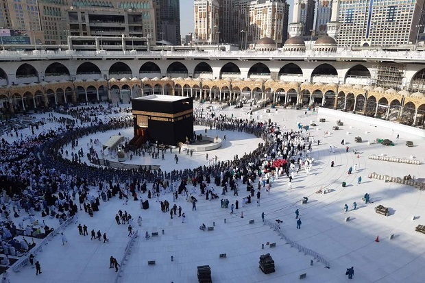 Pemeliharaan Berkala, Pemerintah Mekkah Cuci Kakbah dengan Air Zamzam dan Mawar