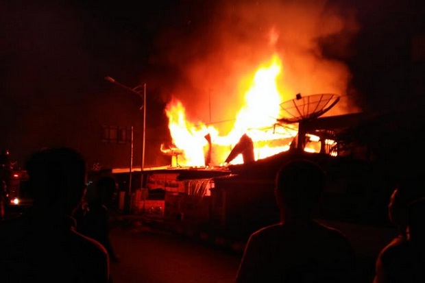 Kota Sungaipenuh Membara, 14 Bangunan Dekat Rumdis Wali Kota Terbakar