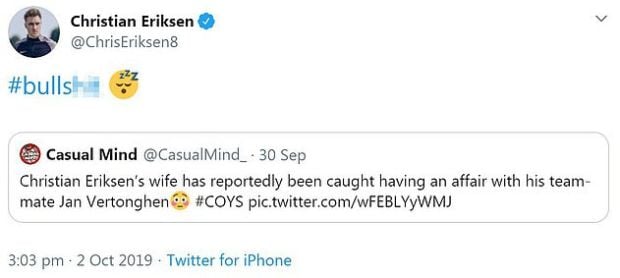 Beredar Kabar Jan Vertonghen Tiduri Istri Christian Eriksen