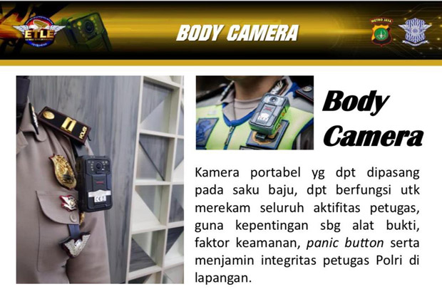 Dirlantas Polda Metro Jaya Akan Lengkapi Personelnya dengan Body Cam