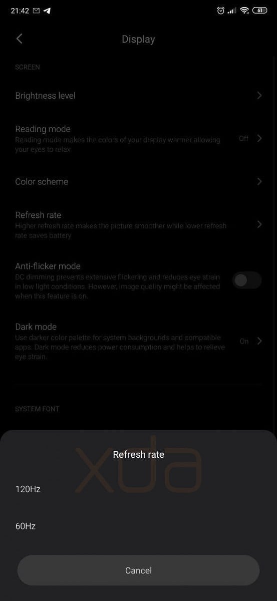 Xiaomi Bangun Ponsel Unggulan dengan Refresh Rate Layar 120Hz