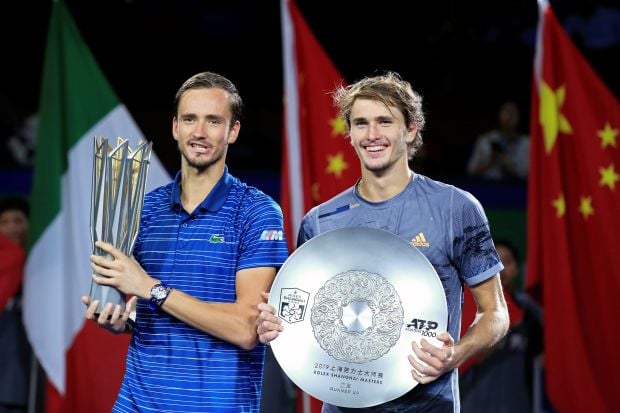 Lumat Zverev, Medvedev Rebut Gelar Shanghai Masters 2019