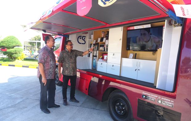 Tampilan Sharp Mobile Service Station Dipoles Lebih Memikat