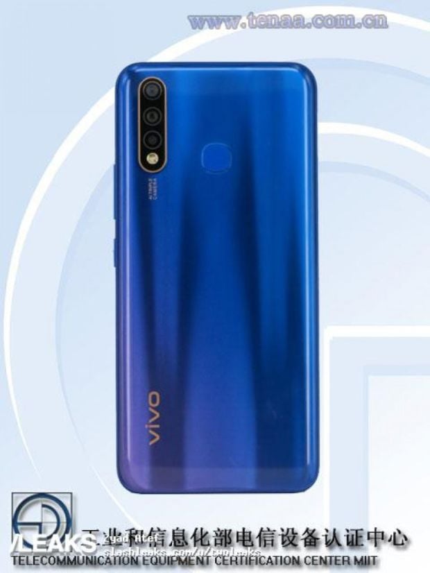 TENAA Ungkap Spesifikasi dan Desain vivo V1934A dengan 3 Kamera