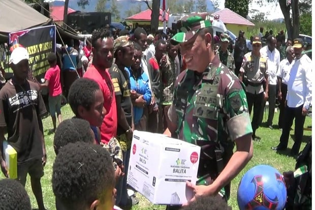 Operasi Teritorial TNI Resmi Digelar di Wamena