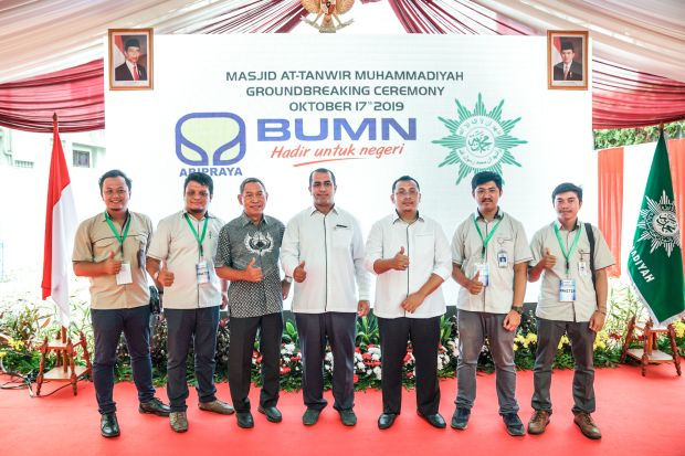 Wapres Resmikan Pembangunan Masjid At-Tanwir oleh Brantas Abipraya