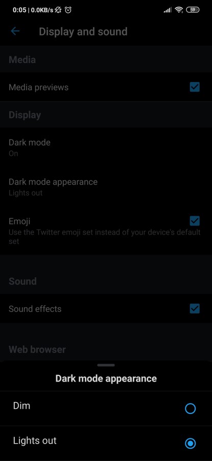 Hore, Pengguna Android Bisa Cicipi Twitter Mode Gelap Ramah OLED