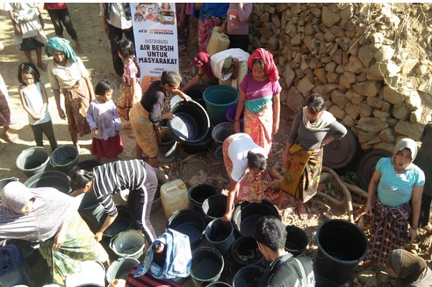 ACT Salurkan 10.000 Liter Air Bersih ke Lombok Barat