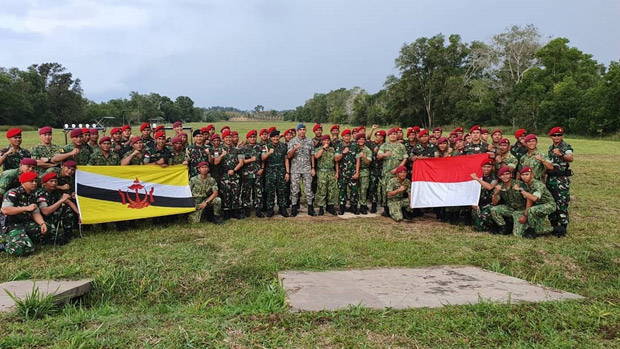 Tingkatkan Profesionalisme, Pasukan Elit RI-Brunei Kembali Latihan Bersama