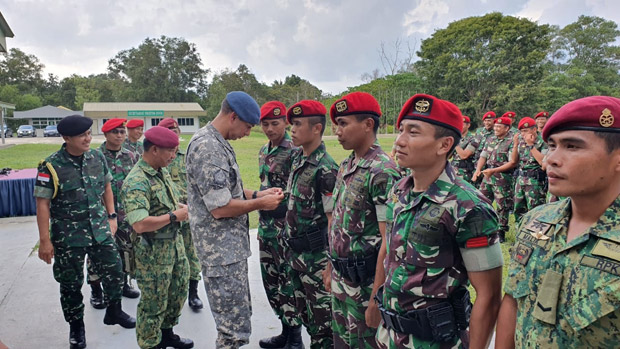 Tingkatkan Profesionalisme, Pasukan Elit RI-Brunei Kembali Latihan Bersama