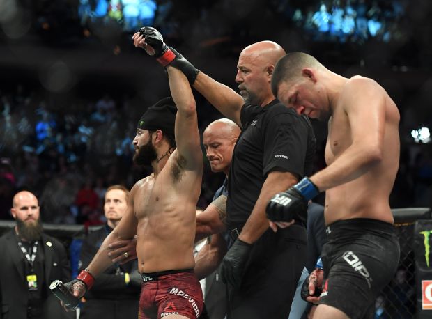 Hasil UFC 244: Bikin Wajah Nate Diaz Berlumuran Darah, Masvidal Rebut Sabuk BMF