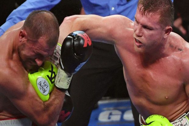 Ronde Per Ronde Brutalnya Saul Canelo Merobohkan Sergey Kovalev