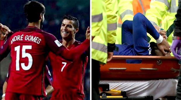 Cristiano Ronaldo Ikut Soroti Cedera Horor Andre Gomes