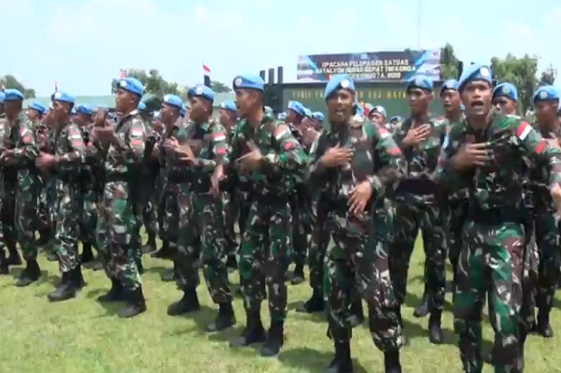 Panglima Divisi 2 Kostrad Berangkatkan Pasukan Gerak Cepat TNI ke Kongo