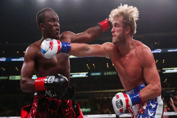 Terjatuh Kena Bogem Maut, KSI Menang Angka Tipis Atas Logan Paul