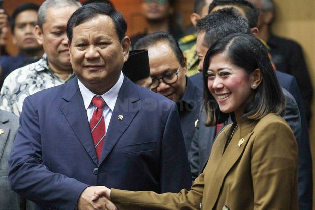 Rapat dengan Komisi I DPR, Prabowo Dipanggil Jenderal 08