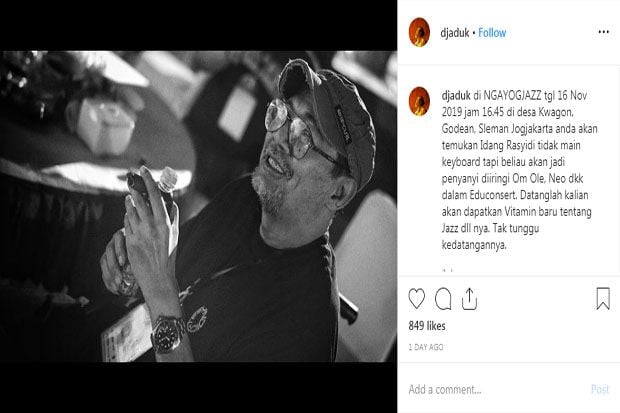Sebelum Meninggal, Djaduk Ferianto Dijadwalkan Tampil di Ngayogjazz