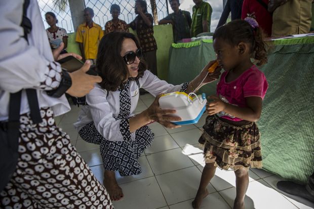 Lewat Yayasan Ini, Kartika Soekarno Bantu Anak-anak di Daerah Terpencil