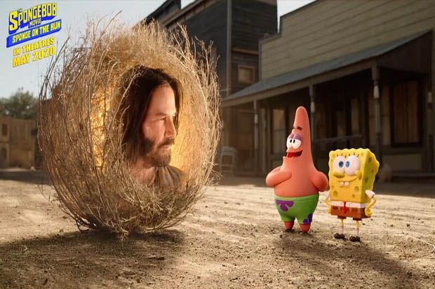 Keanu Reeves Nongol di The SpongeBob Movie: Sponge on the Run