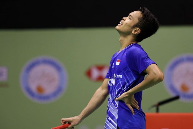 Ketika Anthony Marah Wasit Tidak Fair di Final Hong Kong Open