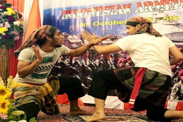 Atraksi Pencak Silat Meriahkan Resepsi Diplomatik TNI di Mesir