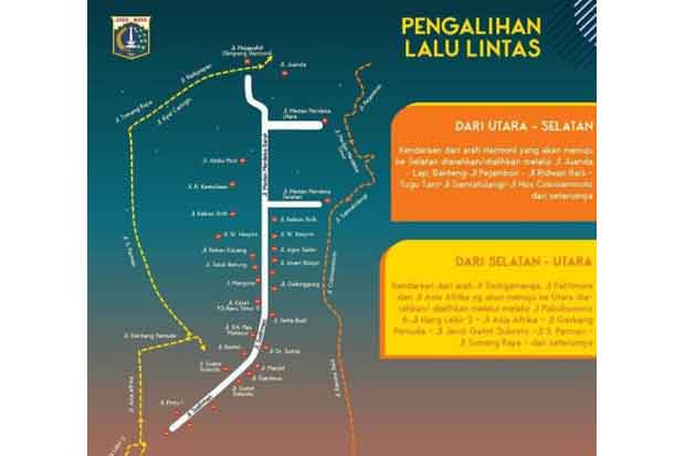 Malam Tahun Baru, Masyarakat Diminta Hindari Jalan Sudirman-Thamrin