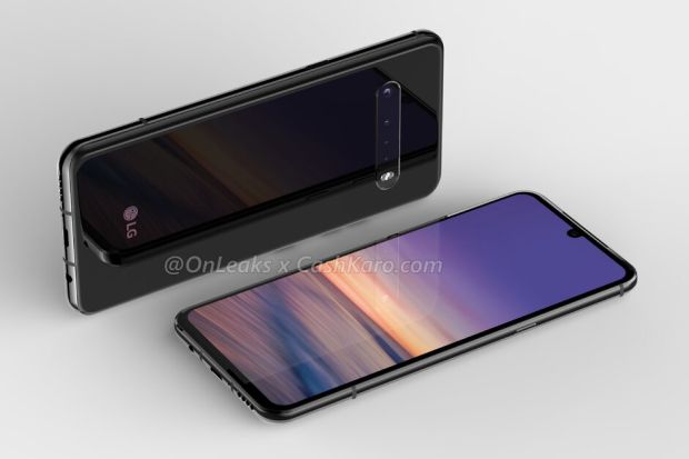 Bocoran Ungkap Layar LG G9 ThinQ Berlekuk dan Dibekali Quad-Camera