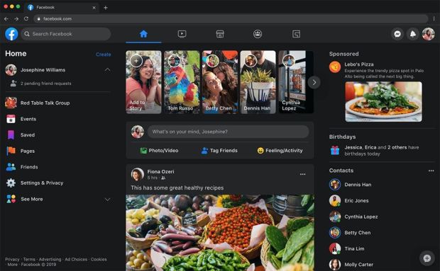 Facebook Luncurkan Desain Baru untuk Versi Website