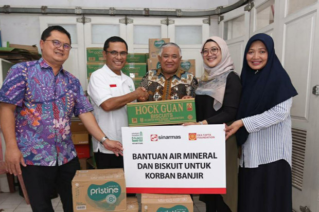 Antisipasi Cuaca Ekstrem, Sinar Mas Salurkan Bantuan bagi Korban Banjir