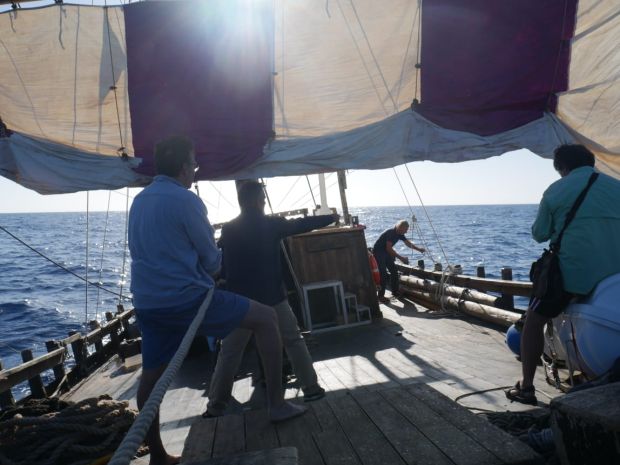 Dikawal Lumba-lumba dan Paus Pilot Menuju Cadiz (6)