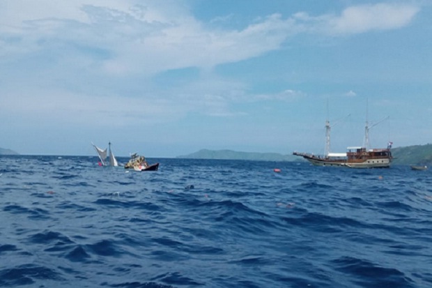 Kapal Wartawan Istana Terbalik di Labuan Bajo