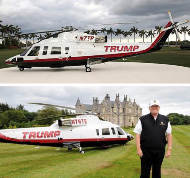 Helikopter Kobe Bryant yang Jatuh Juga Dimiliki Donald Trump