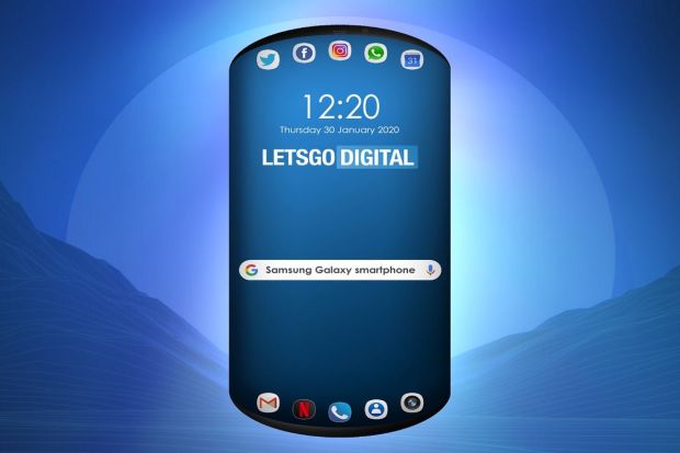 Samsung Berangan-angan Buat Ponsel Bulat dengan Tiga Layar Depan