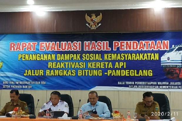 Banten Siapkan Tim Reaktivasi Jalur KA Rangkasbitung-Labuan