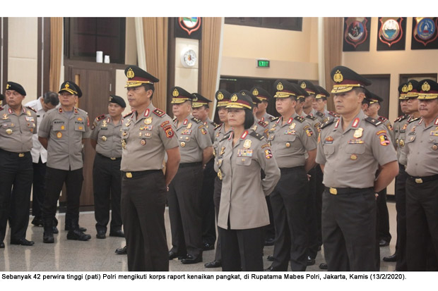42 Pati Naik Pangkat, Kapolri Beri Sinyal Polwan Bakal Jabat Kapolda