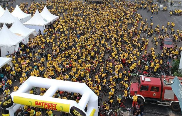 6.000 Pegowes Ramaikan Event Sepeda Bertajuk Jhonlin Ride